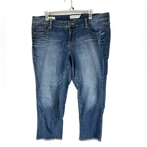 Torrid Dark Blue Ankle Jeans Boyfriend Cut